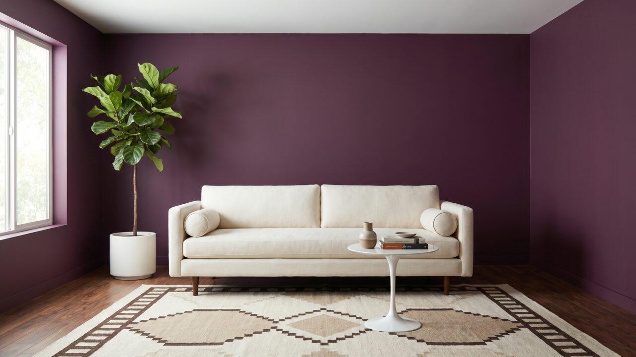 Stunning Plum Mid-Century Modern Living Room Ideas (2026)
