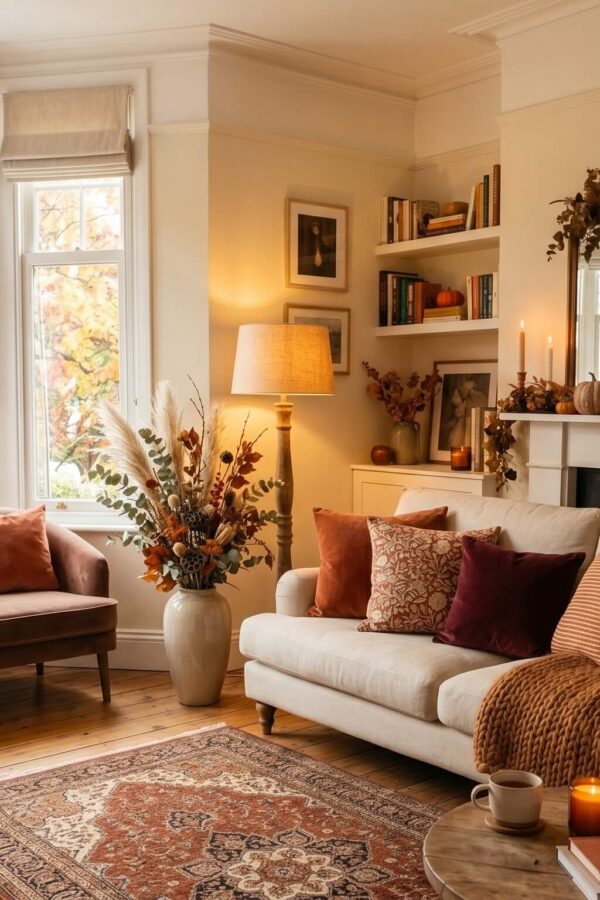 18 Autumn Decor Ideas for Living Rooms That Feel Warm and Inviting