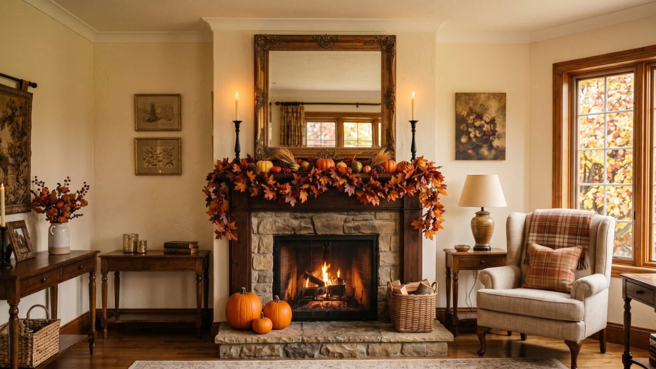 20 Fall Mantle Decor Ideas for a Cozy and Stunning Seasonal Display